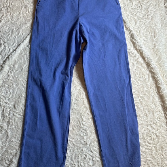 Alfred Dunner Blue Cotton Pull On Pants Size 8 Comfort Waist Casual Straight Leg - Picture 4 of 4